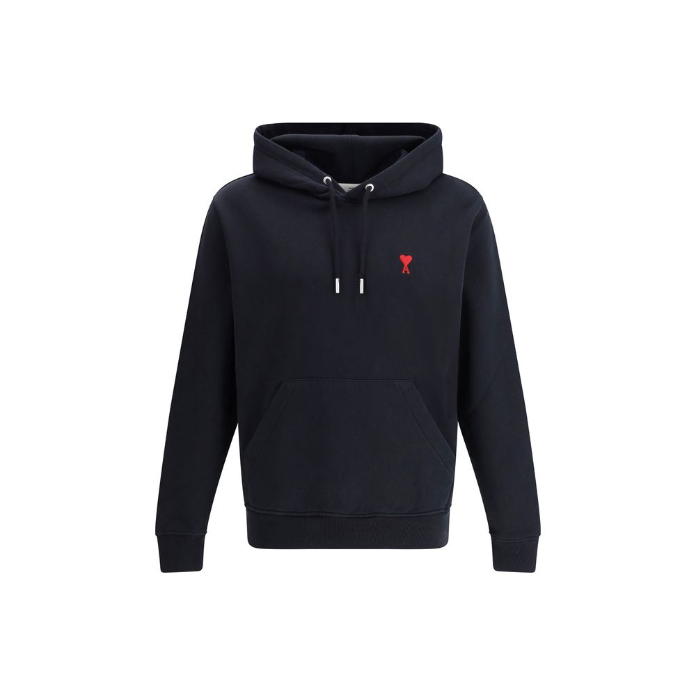 Ami Paris Black Cotton Sweatshirt