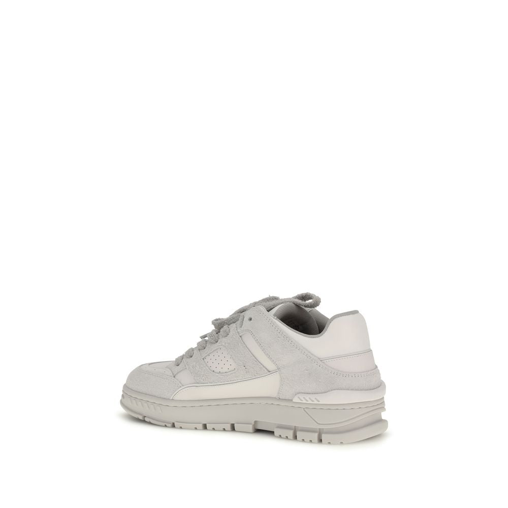 Axel Arigato White Calf Leather Bos Taurus Athletic Sneakers