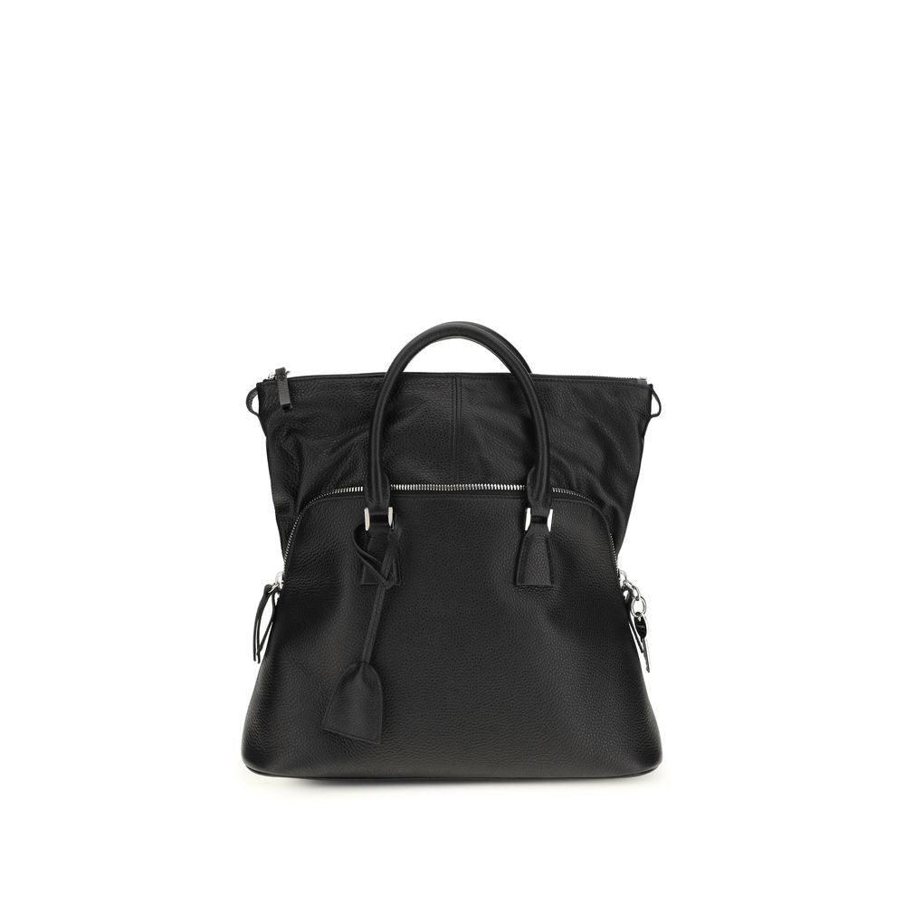Margiela Black Calf Leather Bos Taurus Handbag