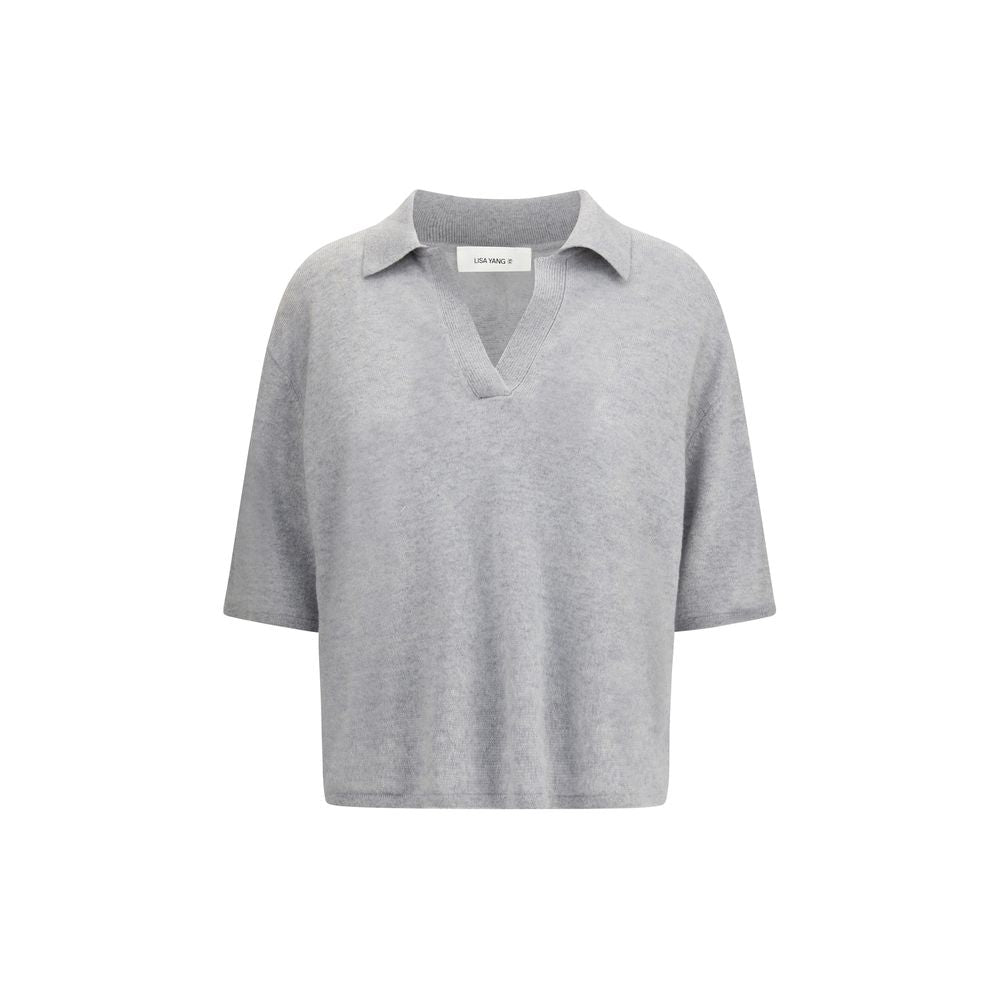 Lisa Yang Gray Cashmere Sweater