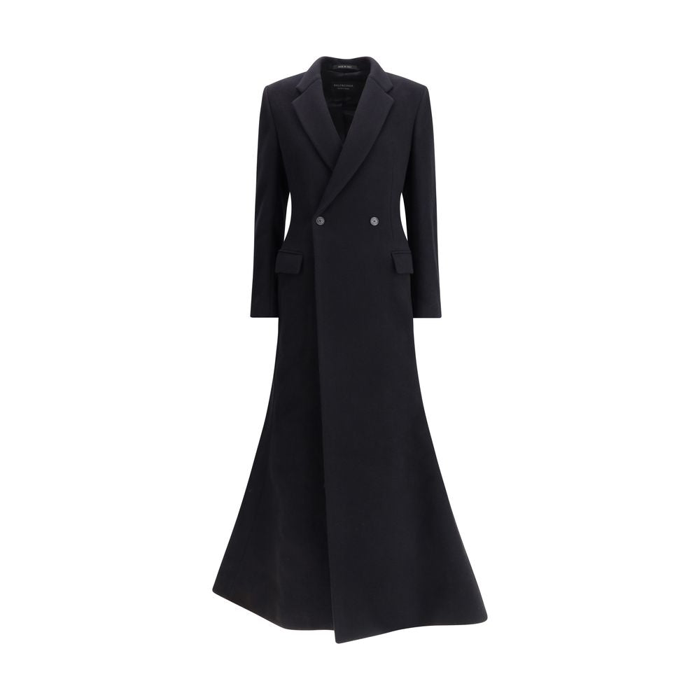 Balenciaga Black Wool Coat