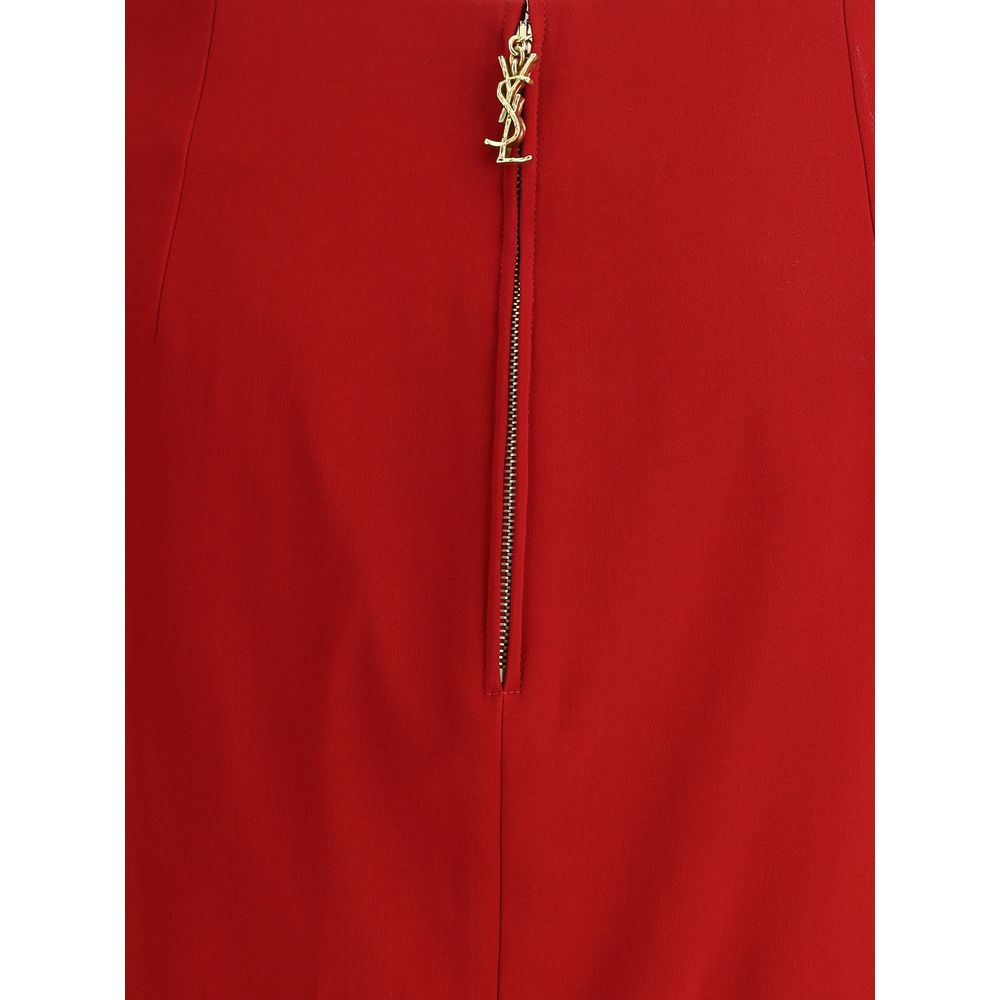 Saint Laurent Multicolor Viscose Skirt