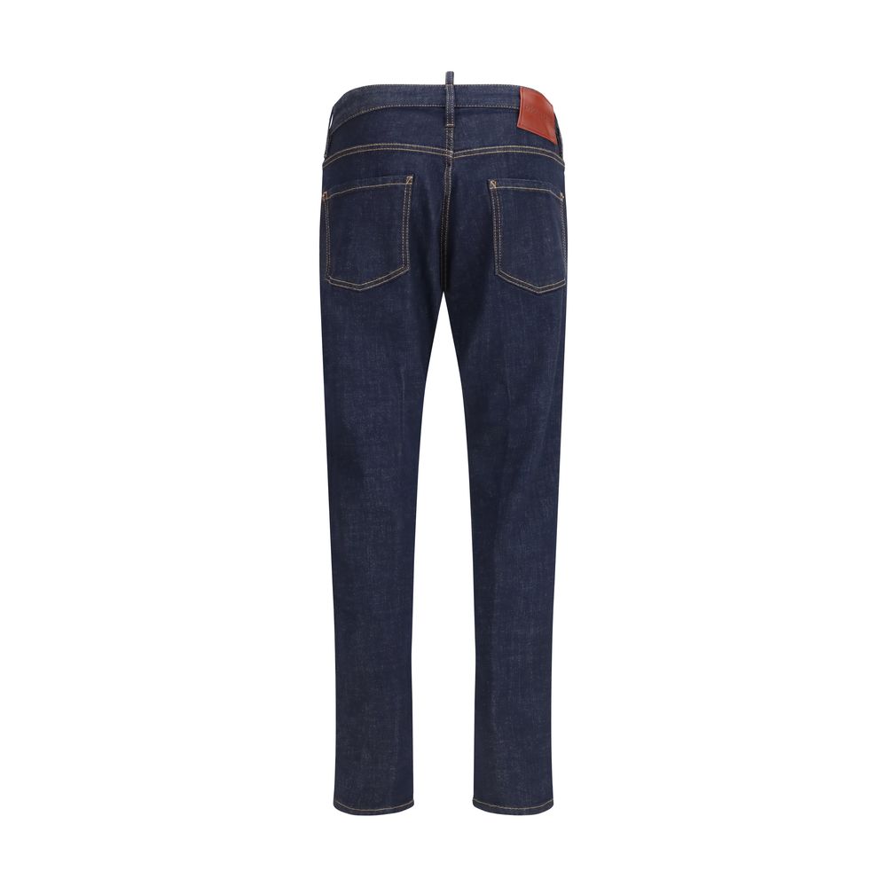 Dsquared² Blue Cotton Jeans Denim