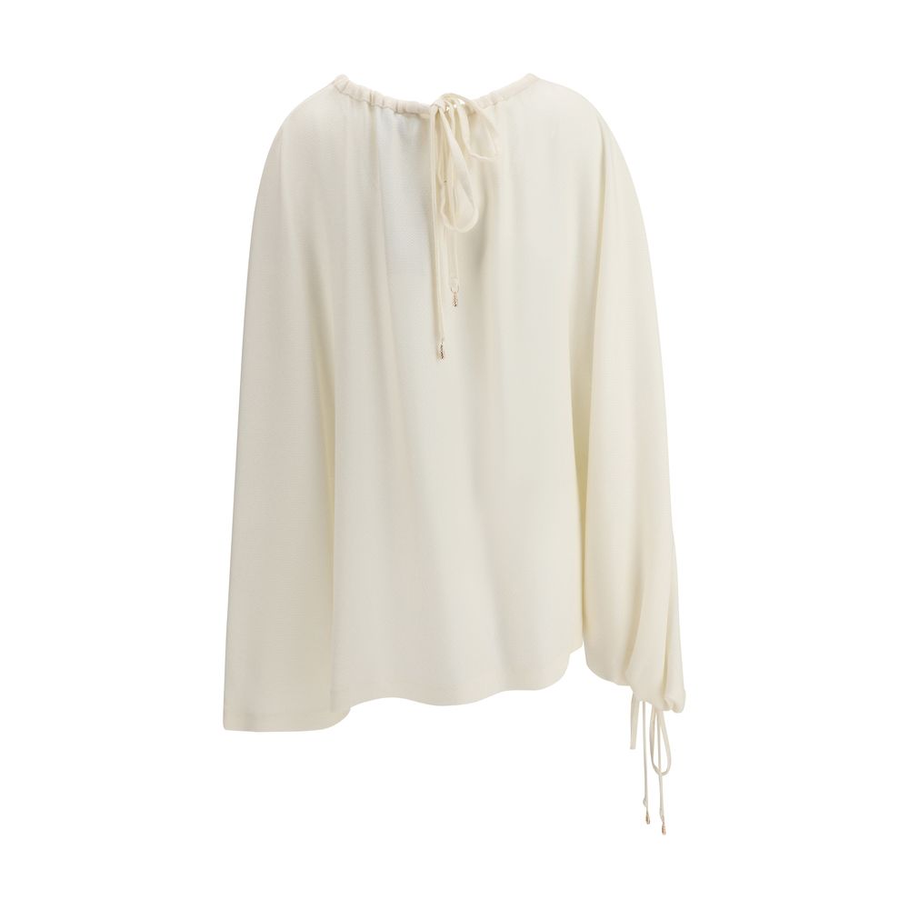 Gabriela Hearst Beige Wool Top