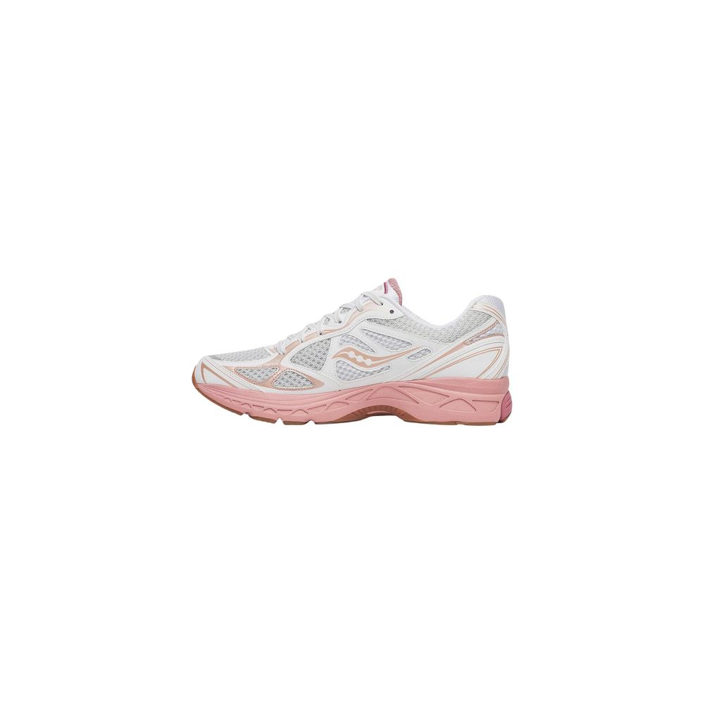 Saucony White Textile Athletic Sneakers
