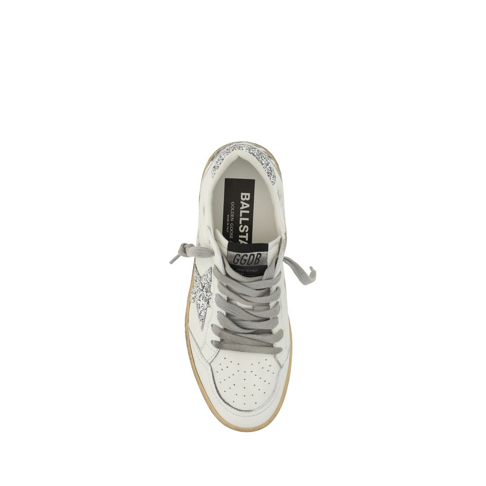 Golden Goose White Polyethylene Low Top Sneakers
