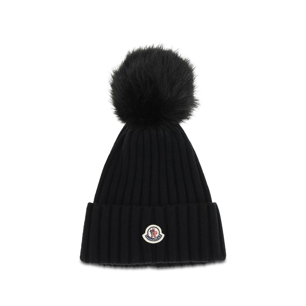 Moncler Black Fleece Wool Beanie
