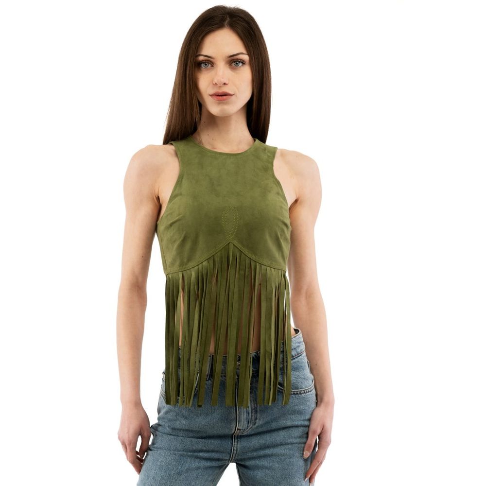 Moschino Bicolor Cotton Tank Tops