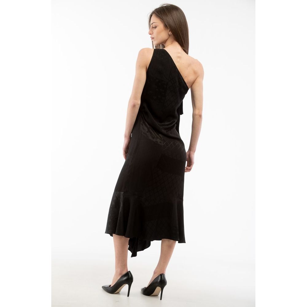 Moschino Black Viscose Cocktail Dress