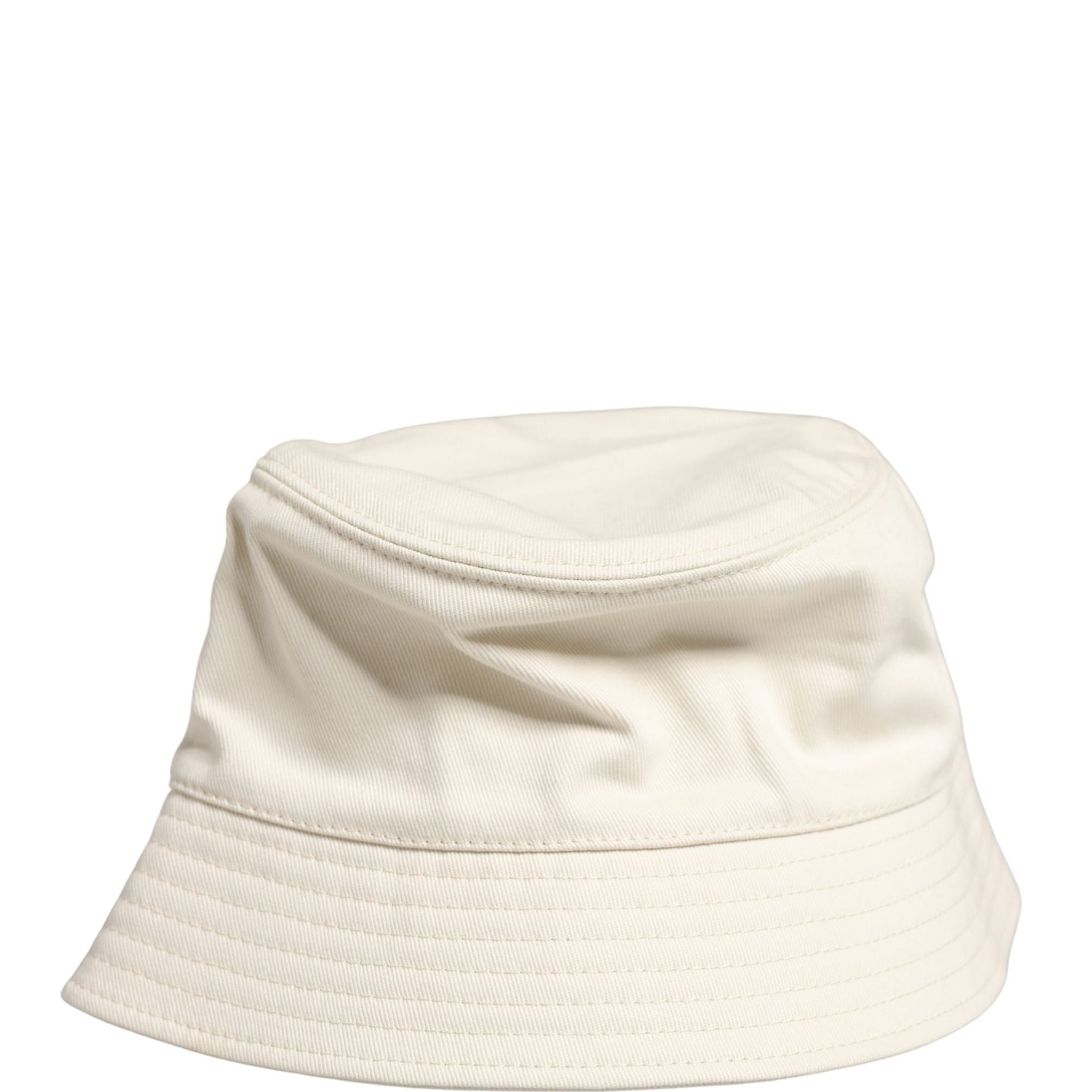Dolce & Gabbana Men White Cotton Bucket Fisherman Capello Hat