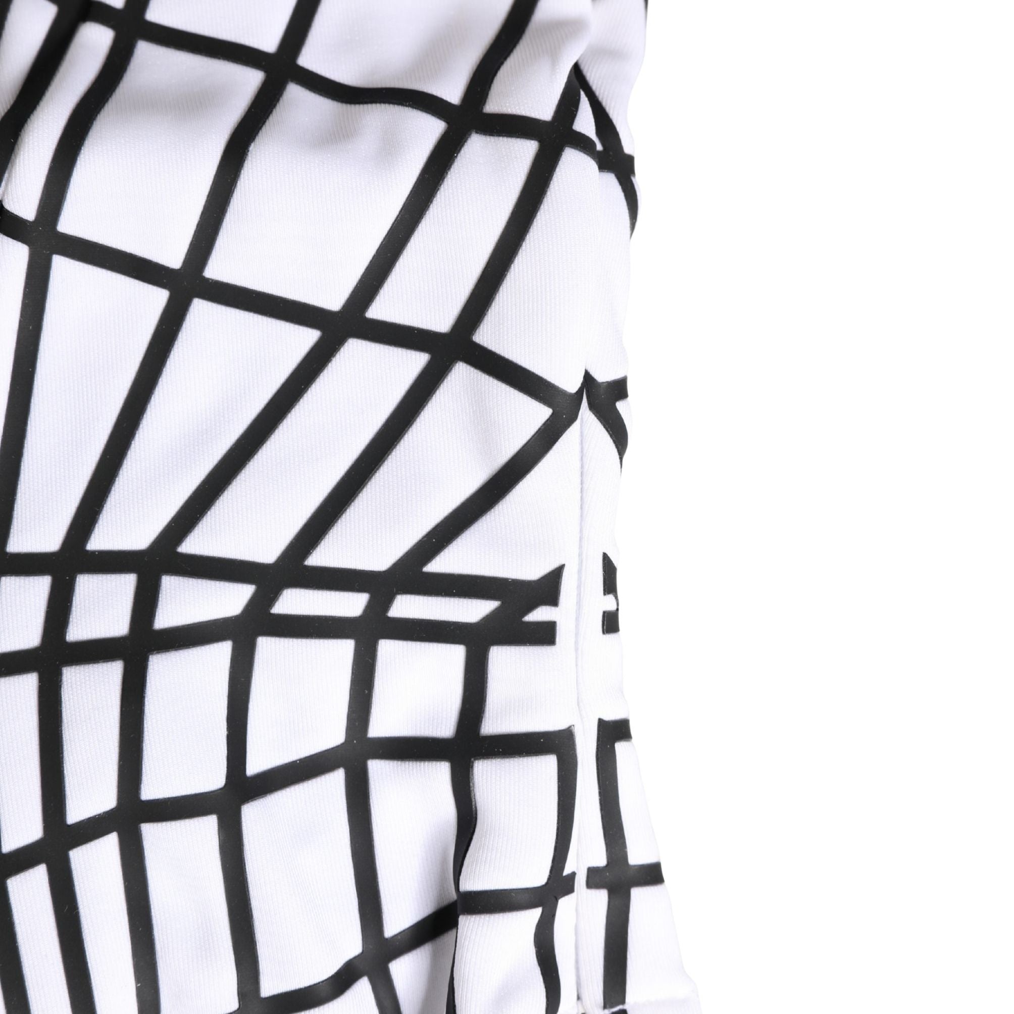 Dolce & Gabbana Men White Stripes Nylon Ski Mask Balaclava Hat