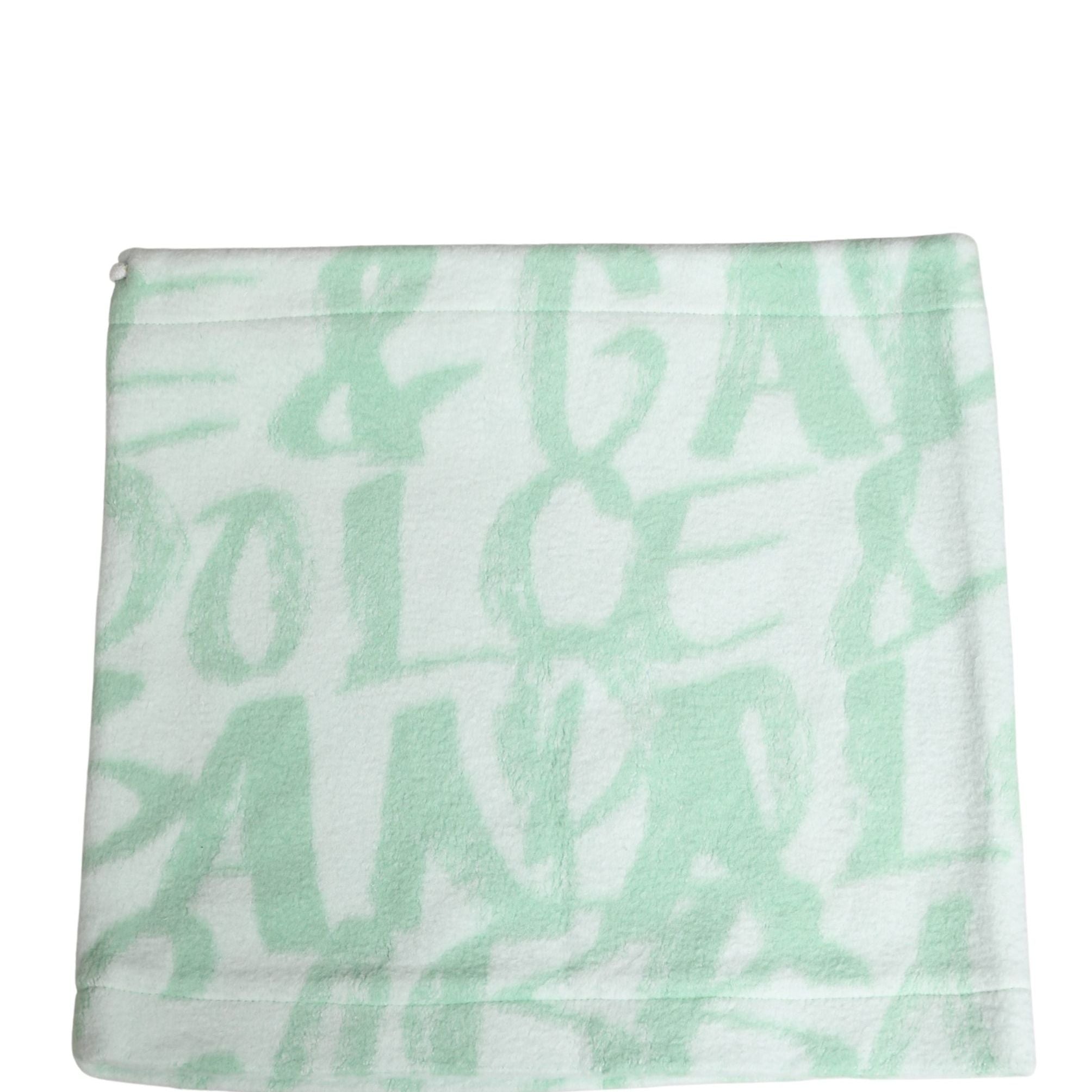 Dolce & Gabbana Men White Logo Print Nylon Neck Warmer Hat