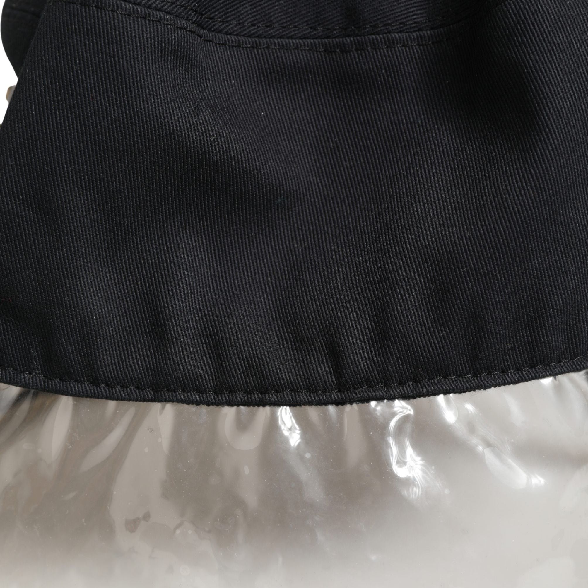 Dolce & Gabbana Black Cotton Plastic Fisherman Bucket Capello Hat