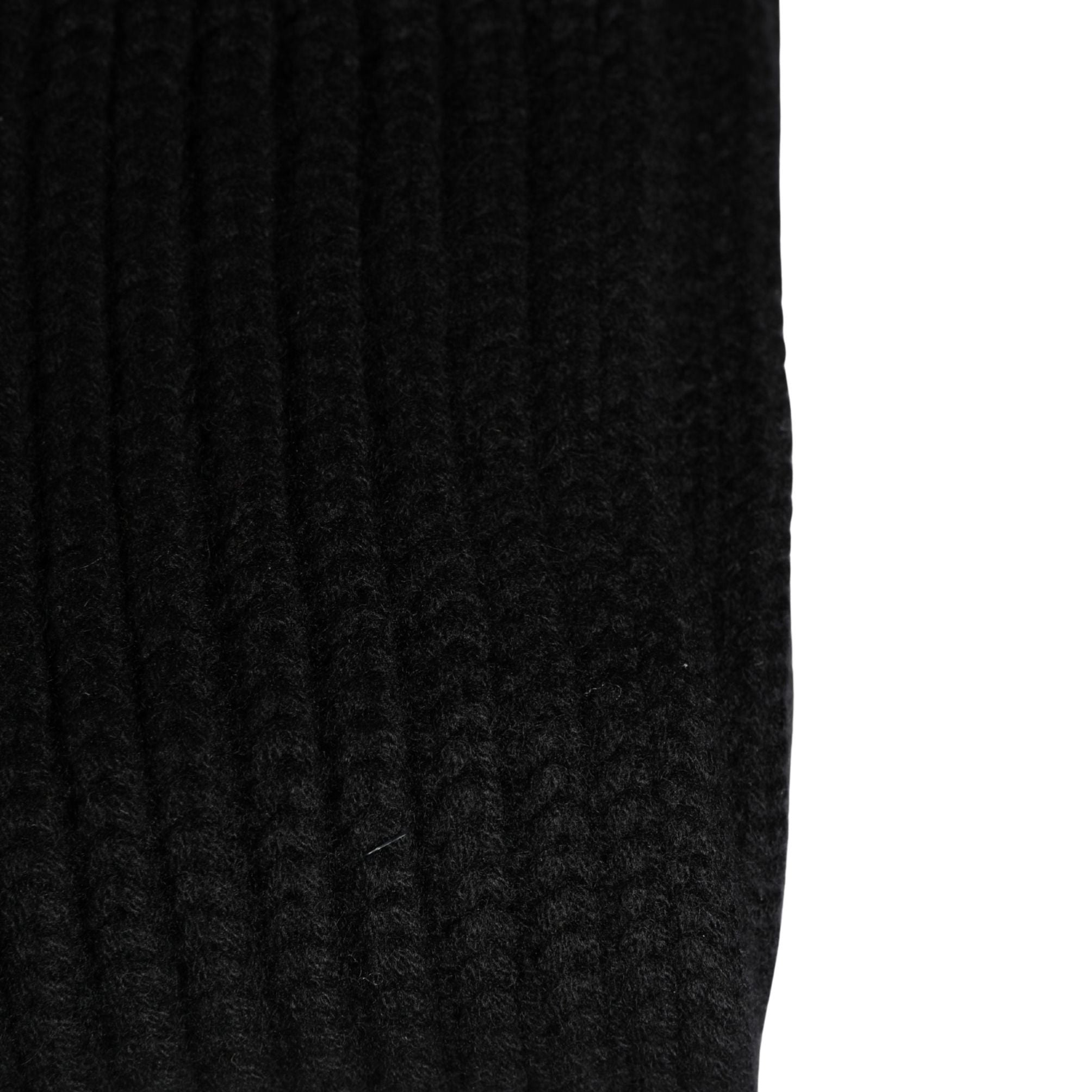 Dolce & Gabbana Black Cashmere Knitted Men Neck Warmer One Size Scarf