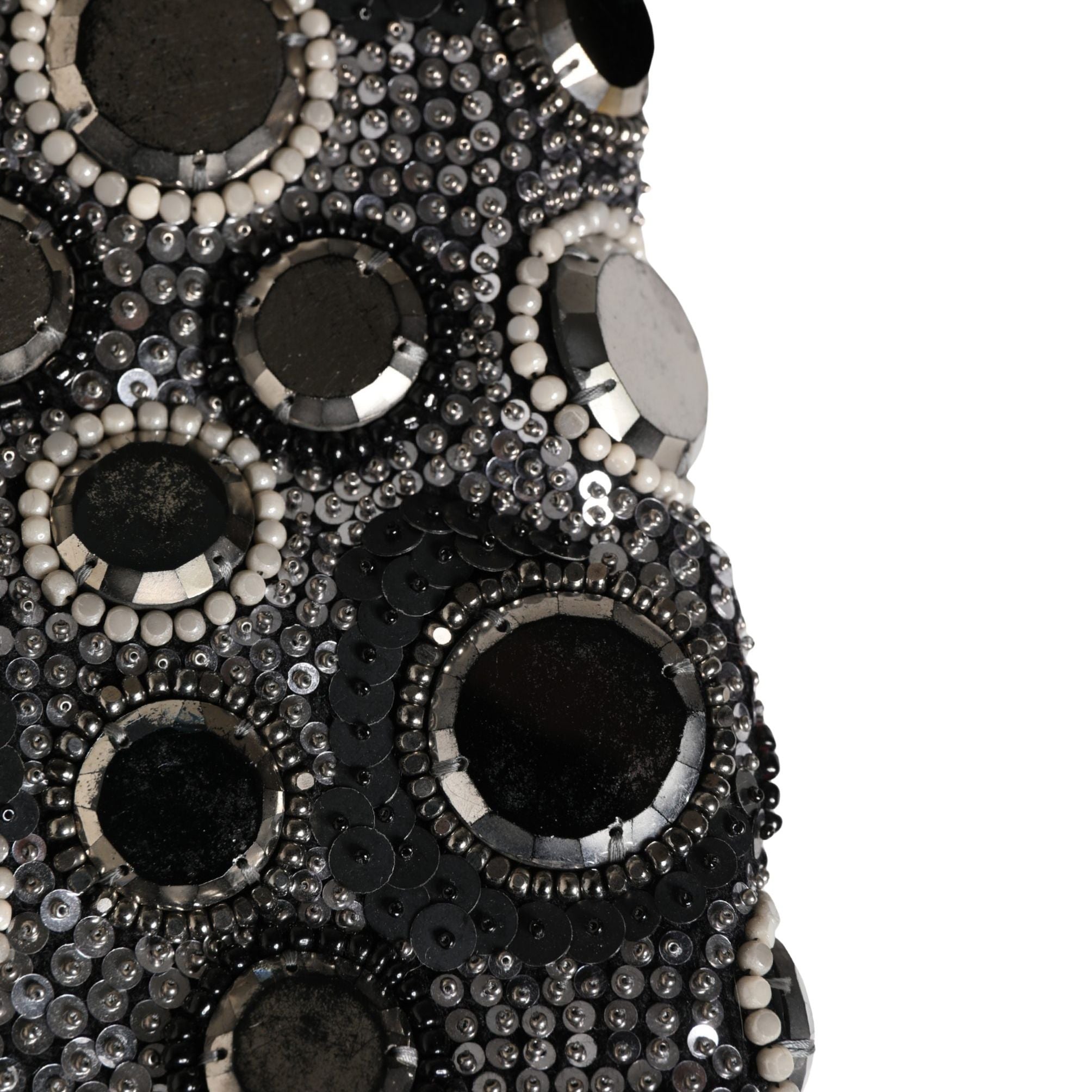 Dolce & Gabbana Black Wool Crystal Embellished Balaclava Hat