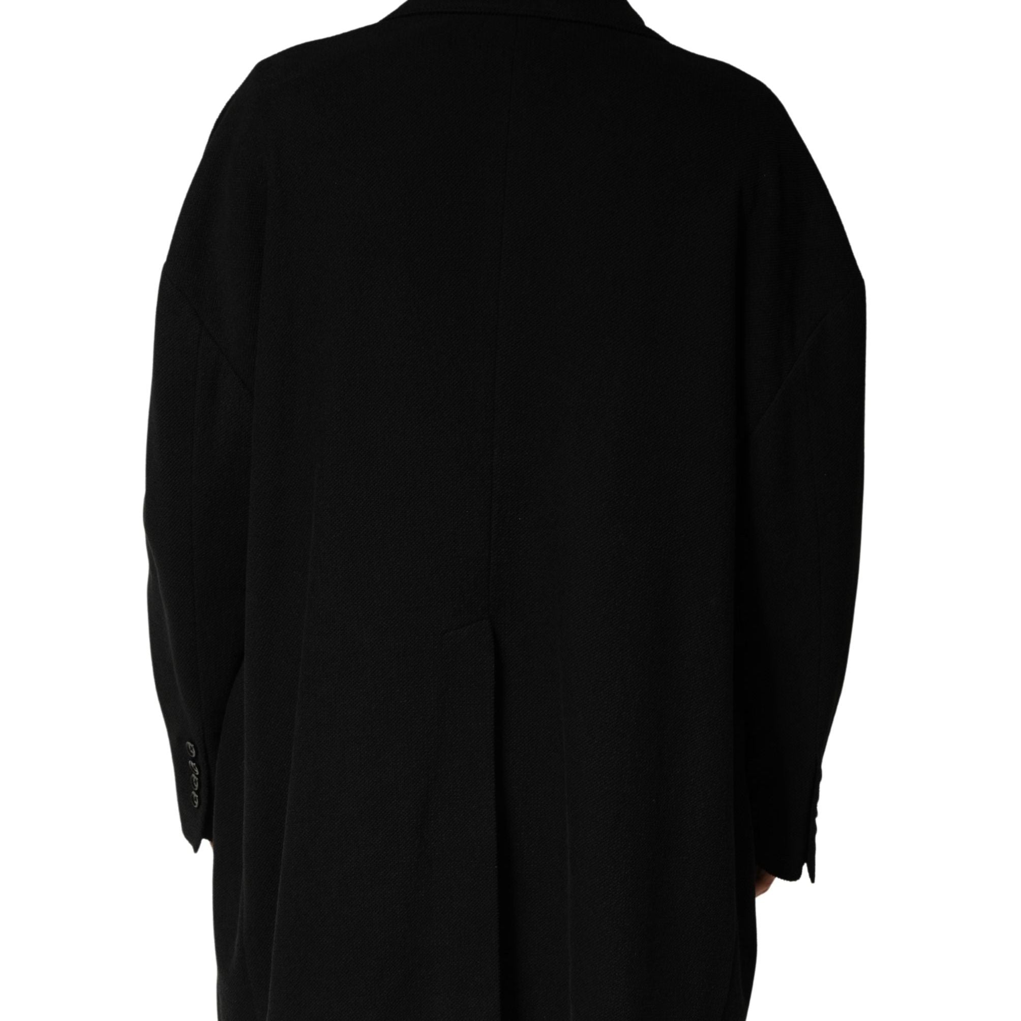 Dolce & Gabbana Black Double Breasted 2 Buttons Suit Jacket