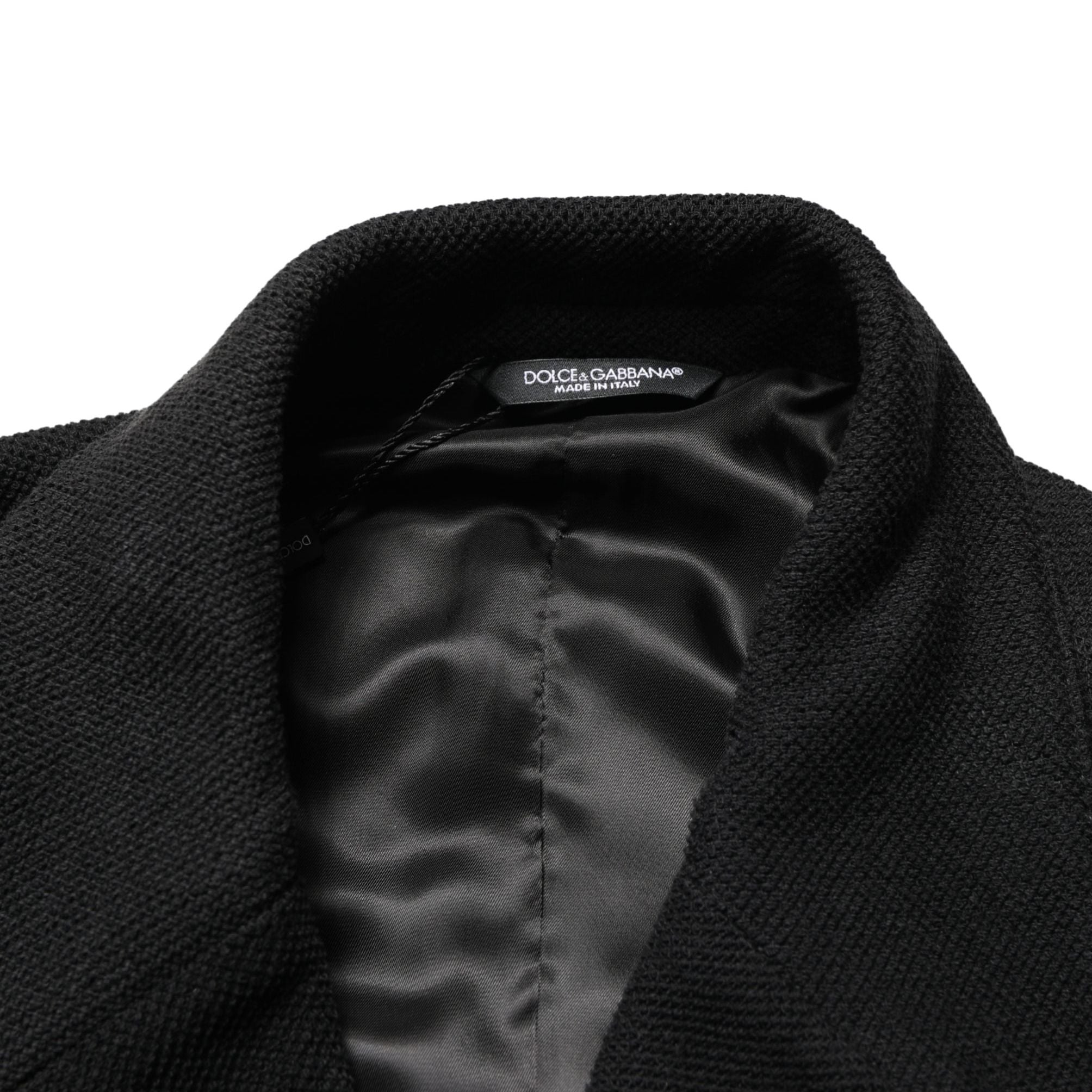 Dolce & Gabbana Black Double Breasted 2 Buttons Suit Jacket