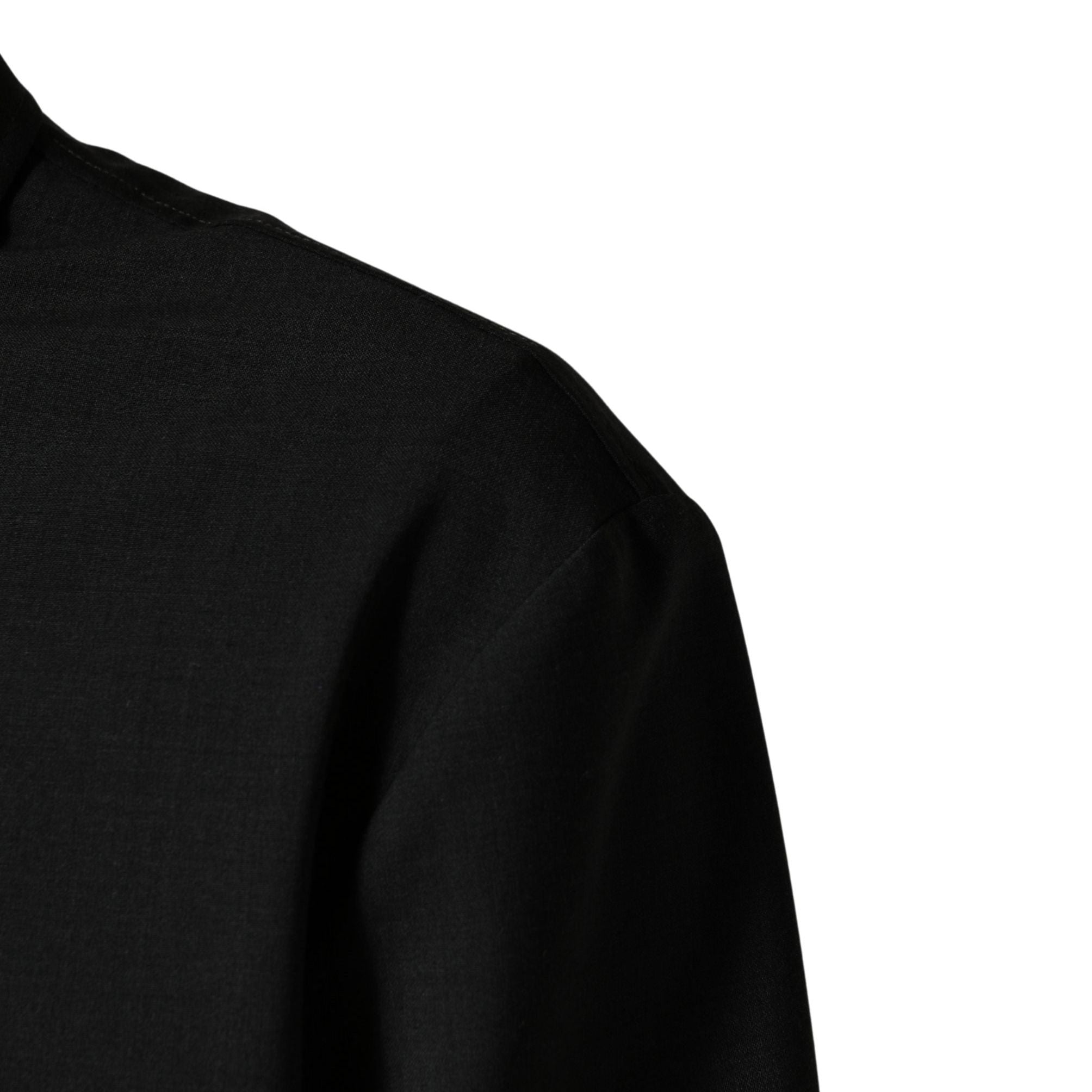 Dolce & Gabbana Black Wool Logo Full Zip Men Bomber Jacket