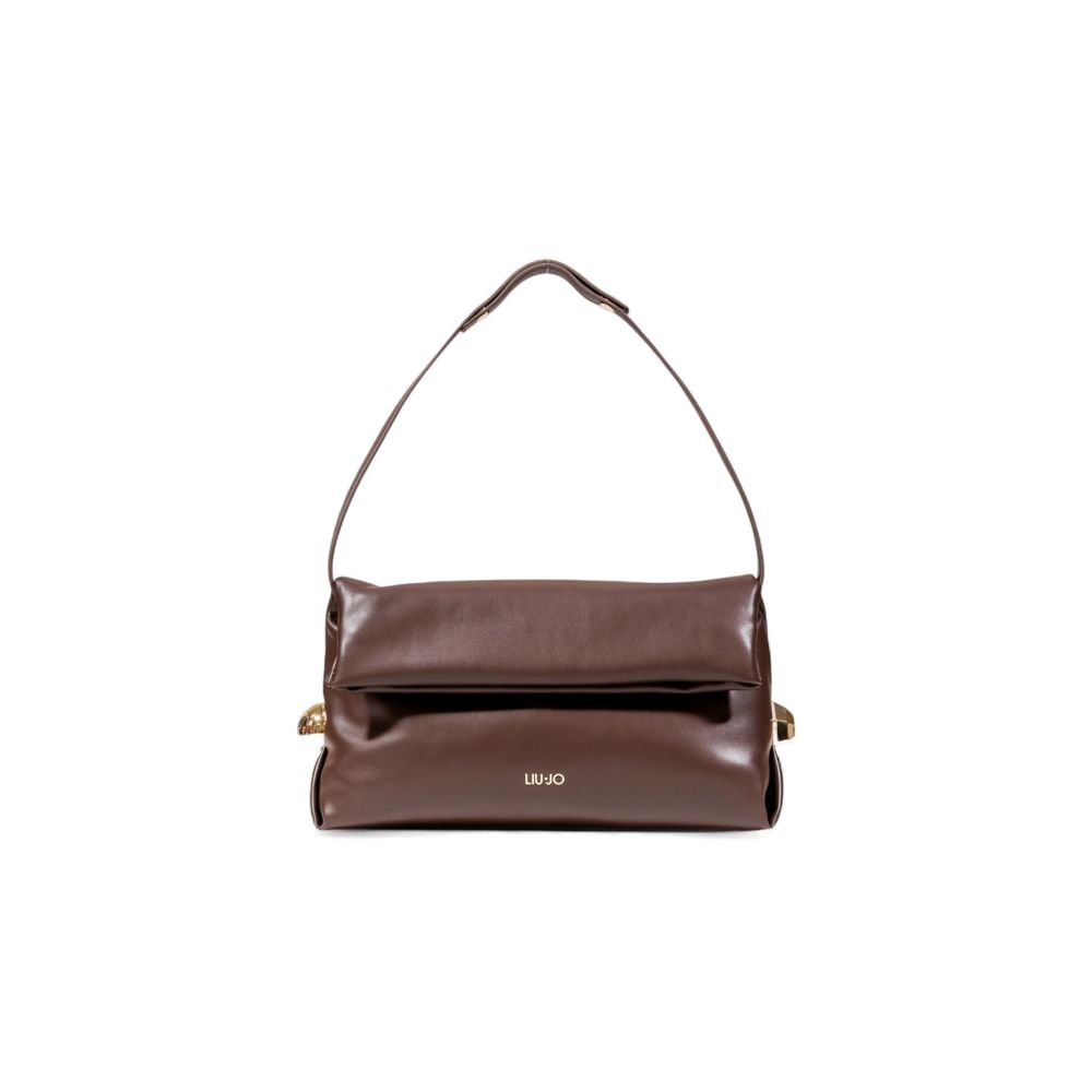 Liu Jo Brown Polyethylene Clutch Bag
