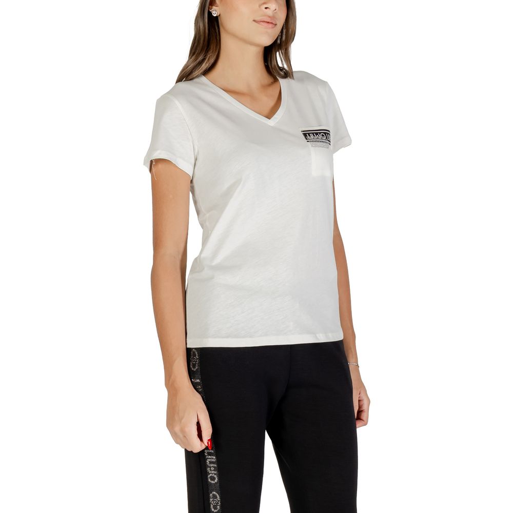 Liu Jo White Cotton T-Shirt