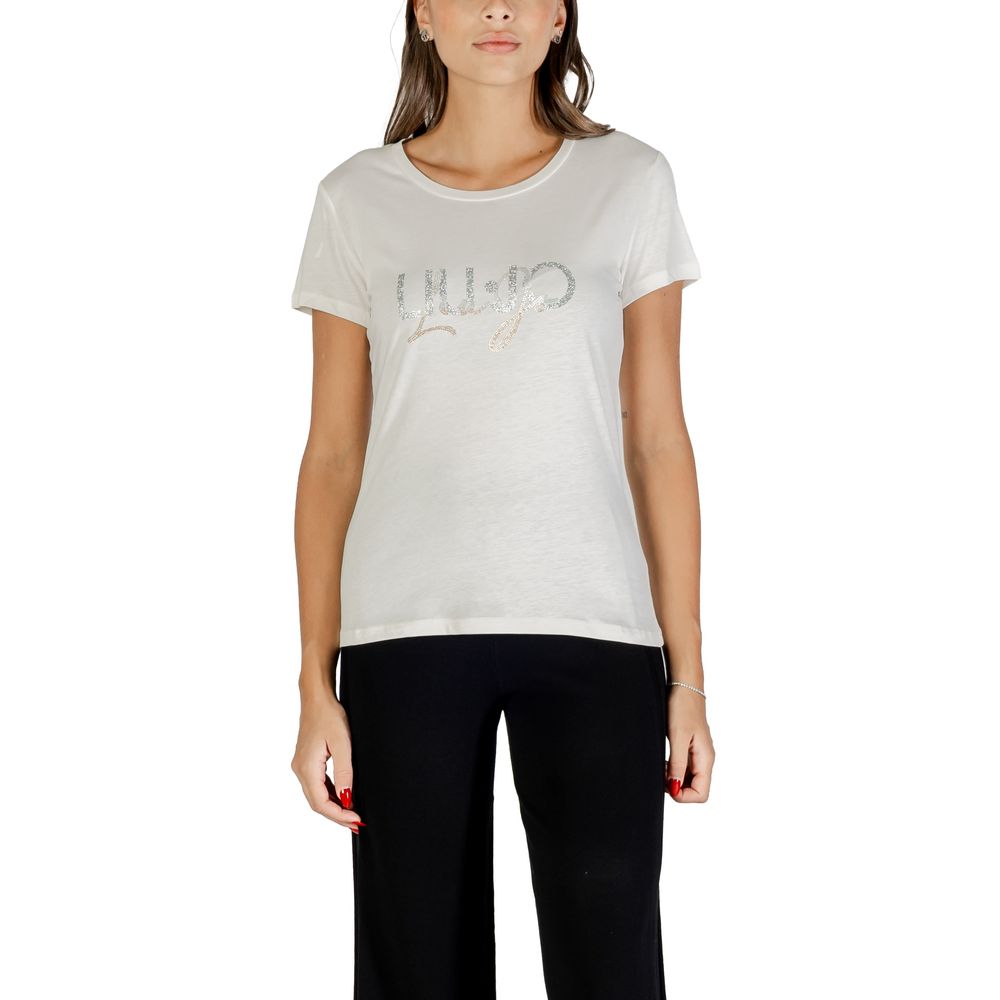 Liu Jo White Cotton T-Shirt
