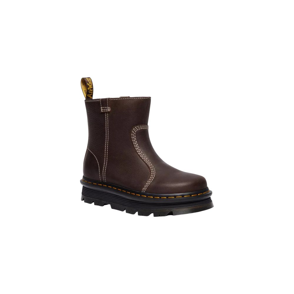 Dr. Martens Brown Leather Ankle Boots
