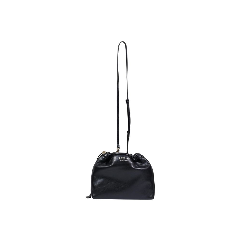 Replay Black Polyester Handbag