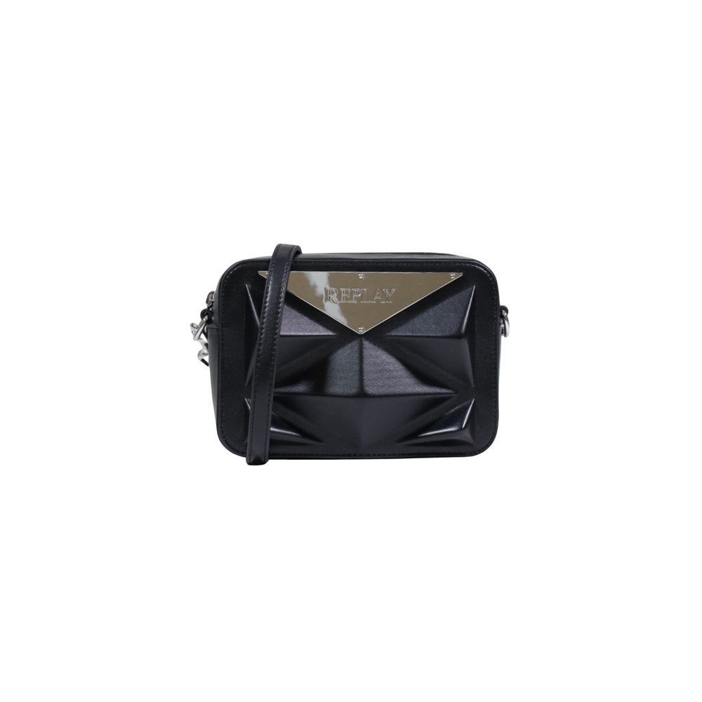 Replay Black Polyester Handbag