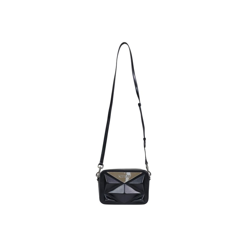Replay Black Polyester Handbag