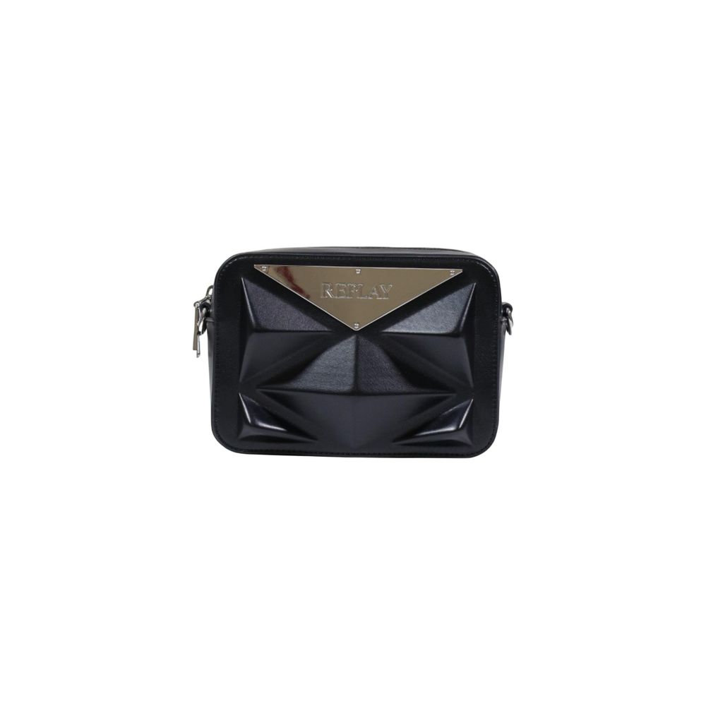 Replay Black Polyester Handbag