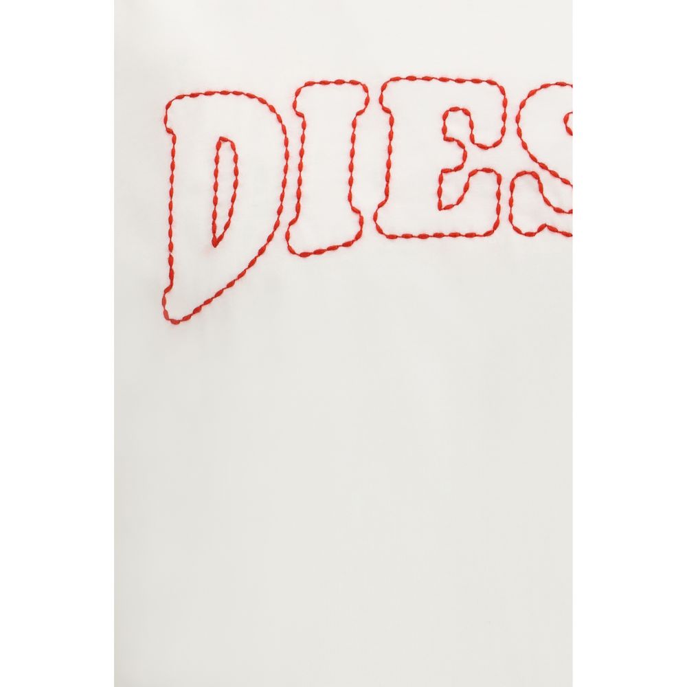 Diesel White Cotton T-Shirt