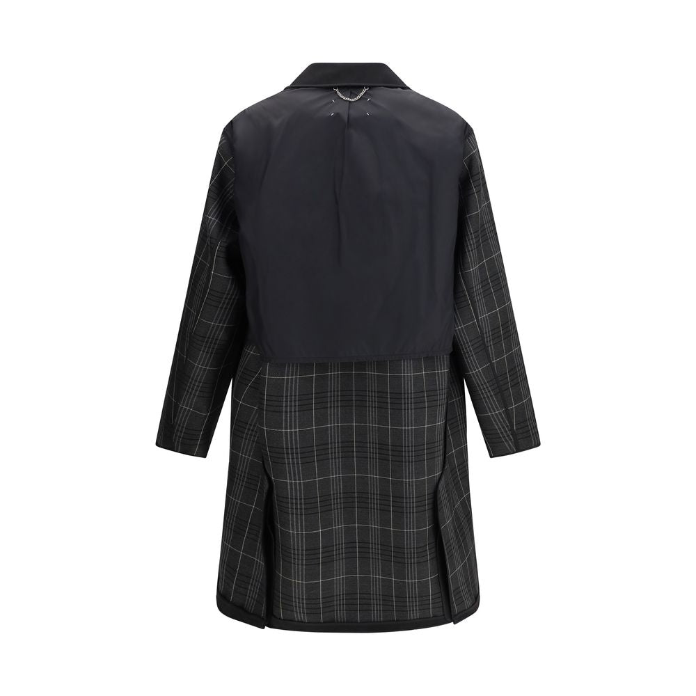 Maison Margiela Black Polyester Coat