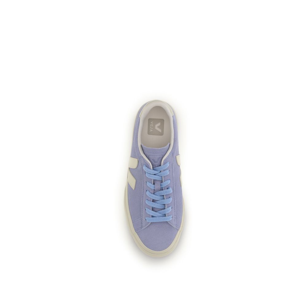 Veja Blue Calf Leather Bos Taurus Low Top Sneakers