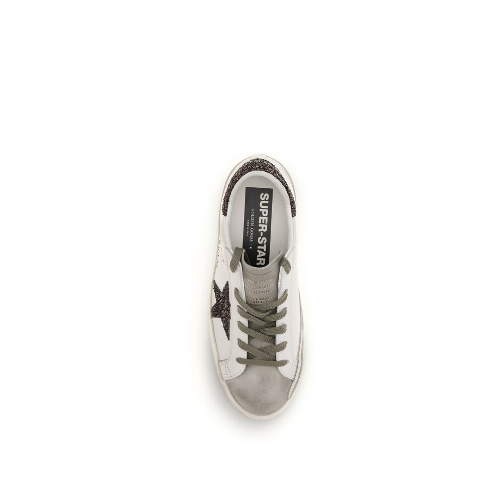 Golden Goose White Calf Leather Bos Taurus Sneakers