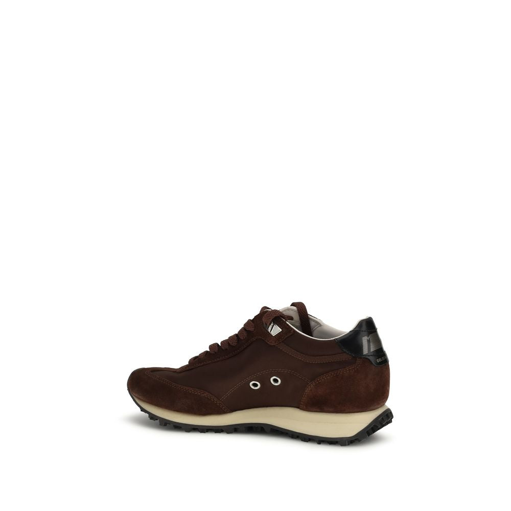 Golden Goose Brown Calf Leather Bos Taurus Athletic Sneakers