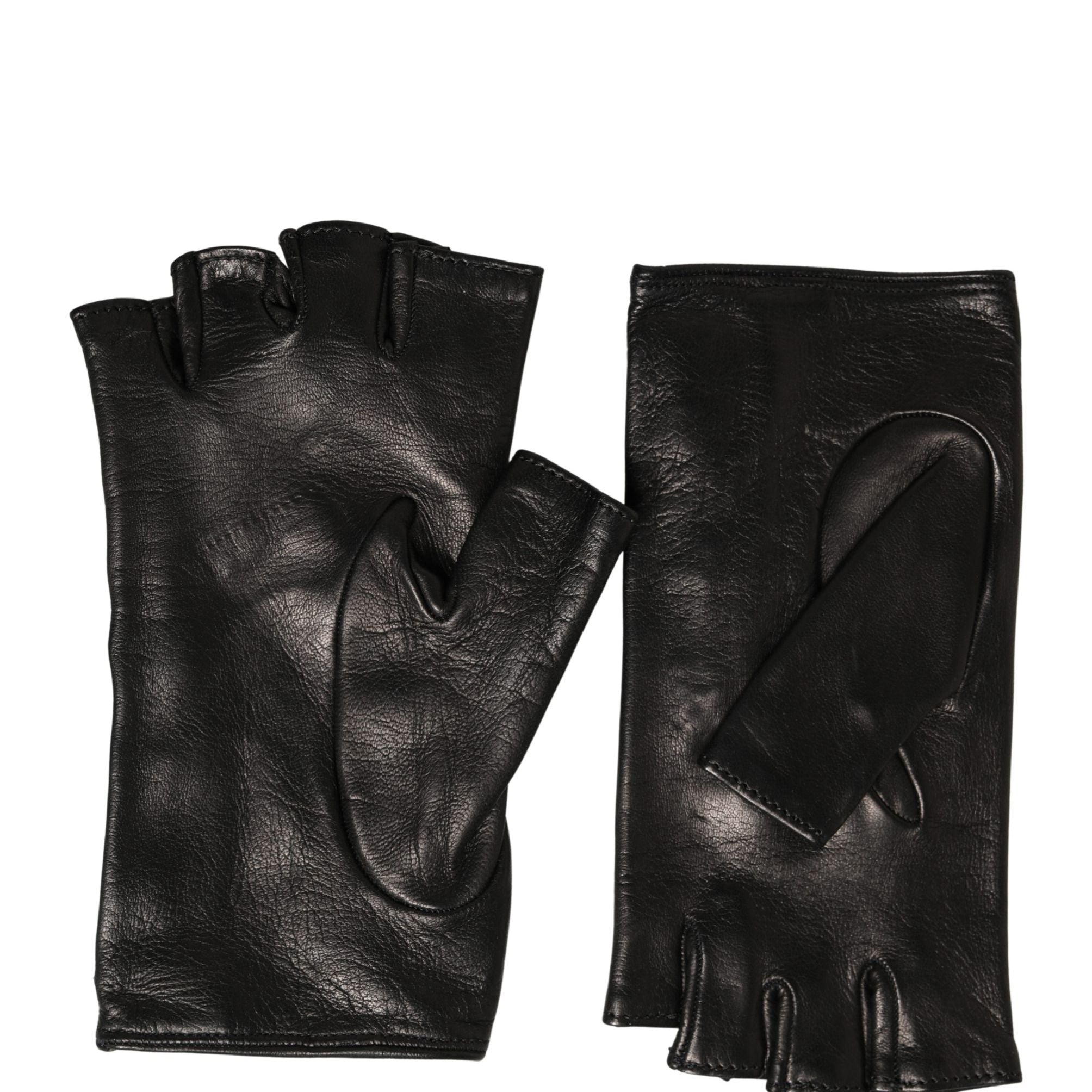 Dolce & Gabbana Women Black Embellished Wrist Length Mitten Gloves