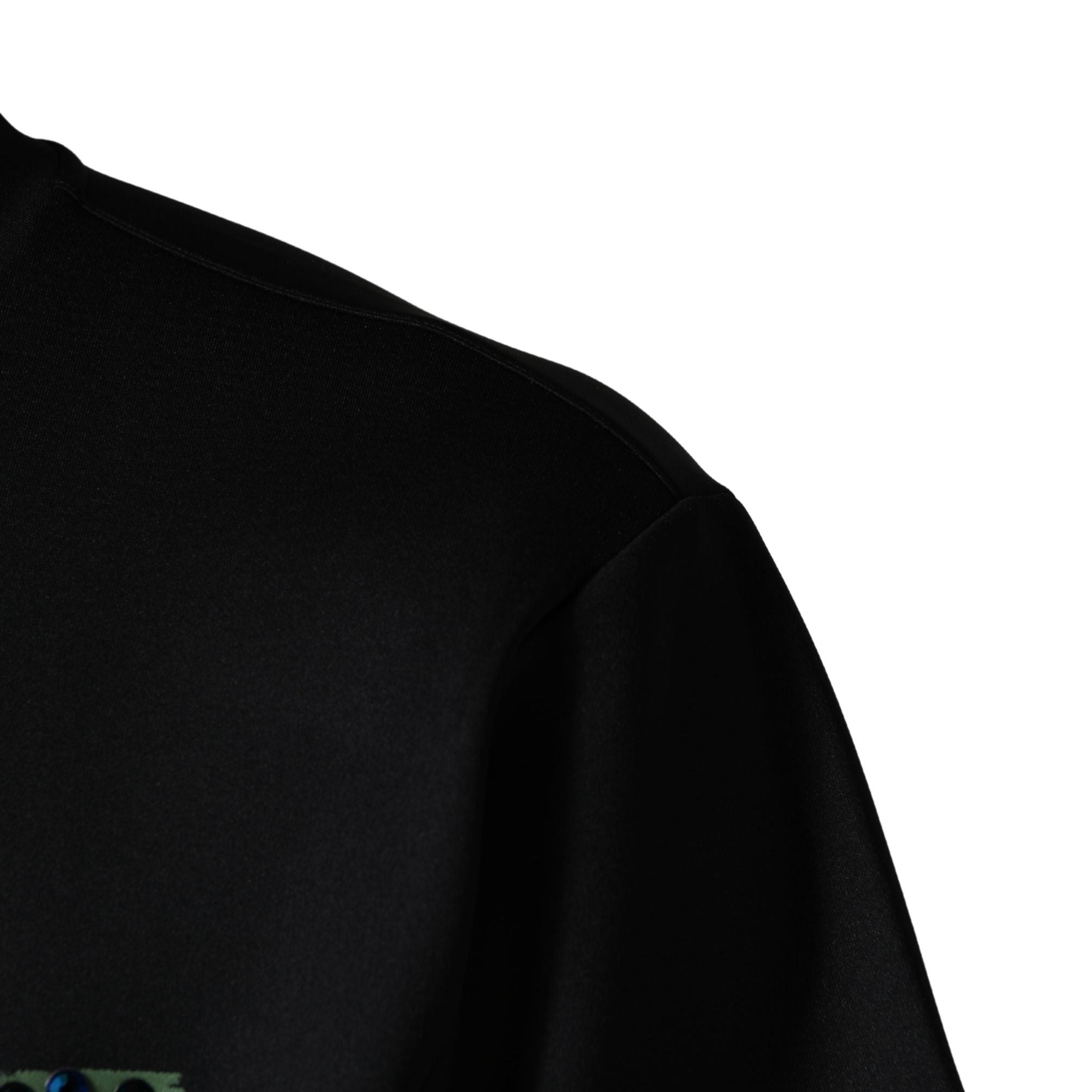 Dolce & Gabbana Black Have Fun Embellished Crew Neck T-shirt