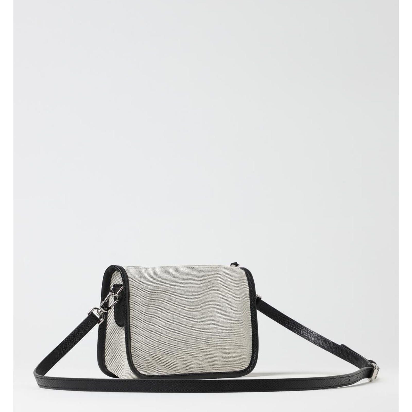 Longchamp Gray Cotton Crossbody Bag