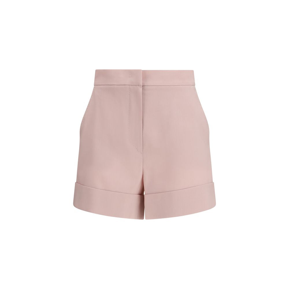 Max Mara Multicolor Fleece Wool Bermuda Shorts