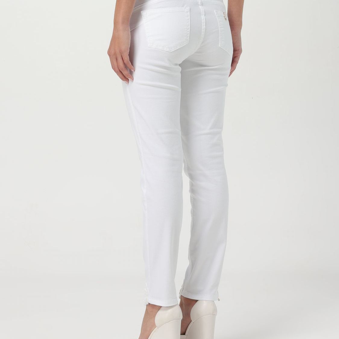 Liu Jo White Cotton Skinny Jeans