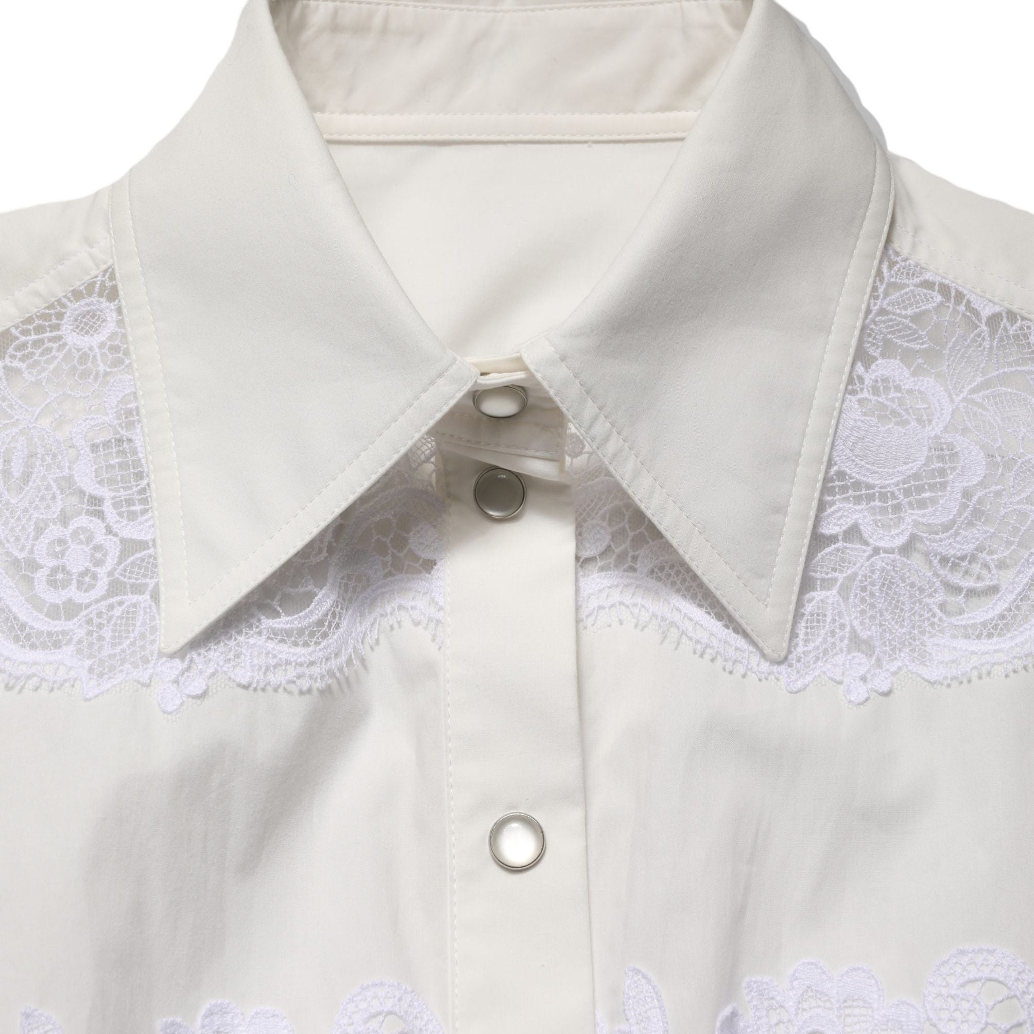 Dolce & Gabbana White Cotton Lace Trim Long Sleeves Jumpsuit