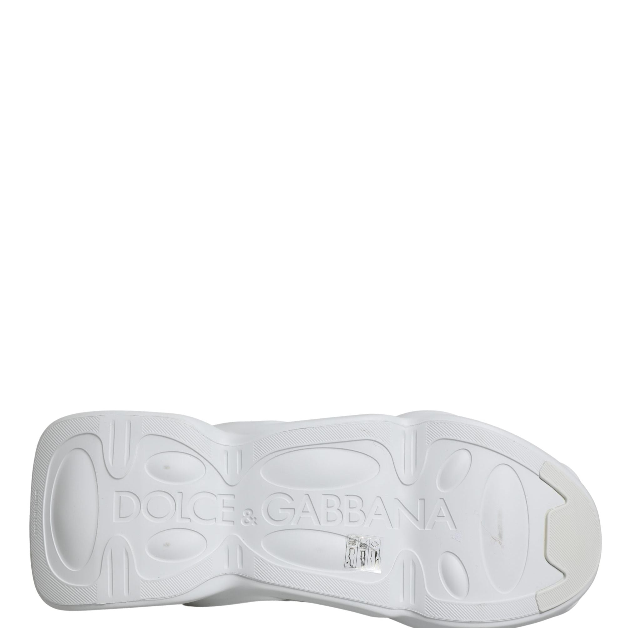 Dolce & Gabbana White Slip On Wave Low Top Sneakers Shoes