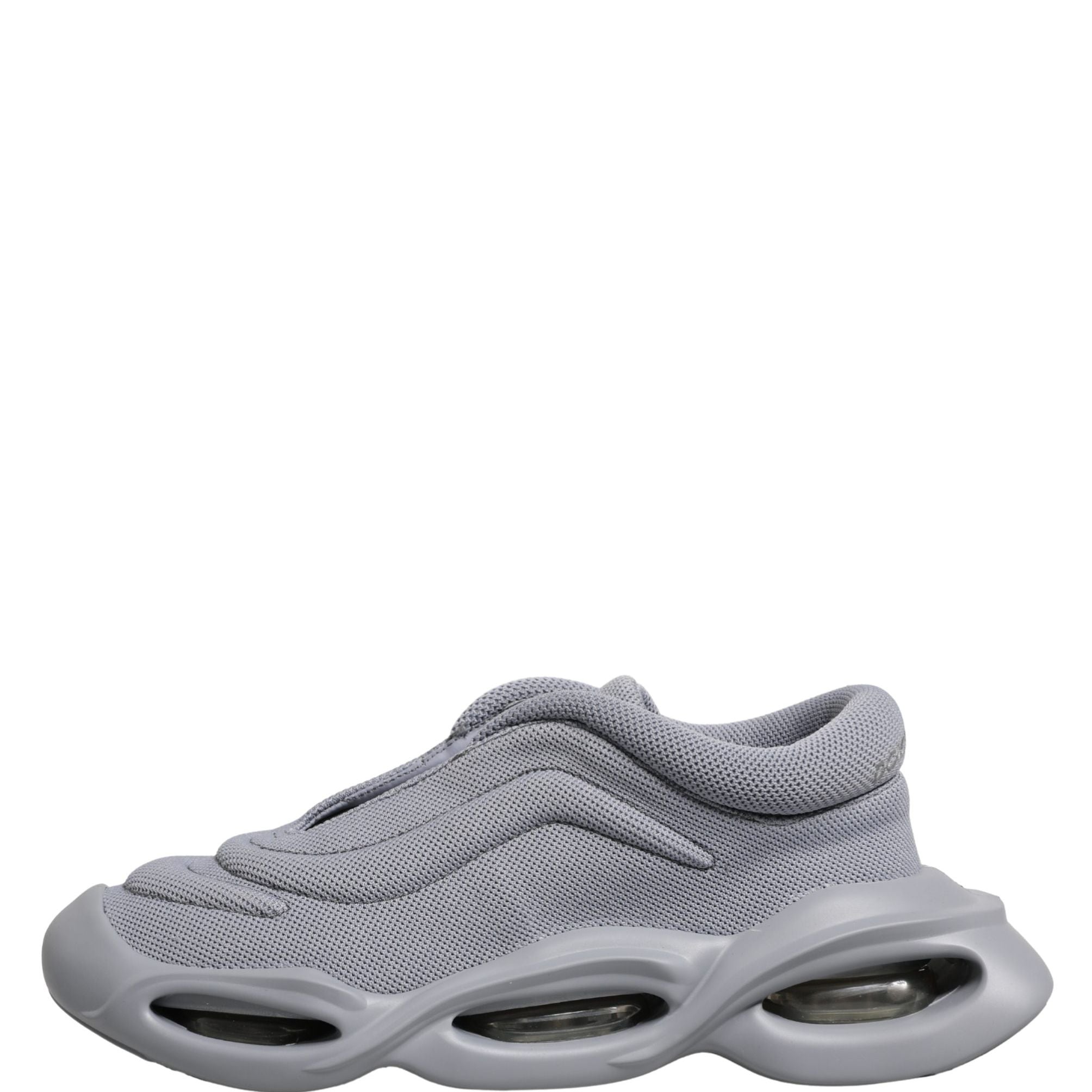 Dolce & Gabbana Gray Slip On Wave Low Top Sneakers