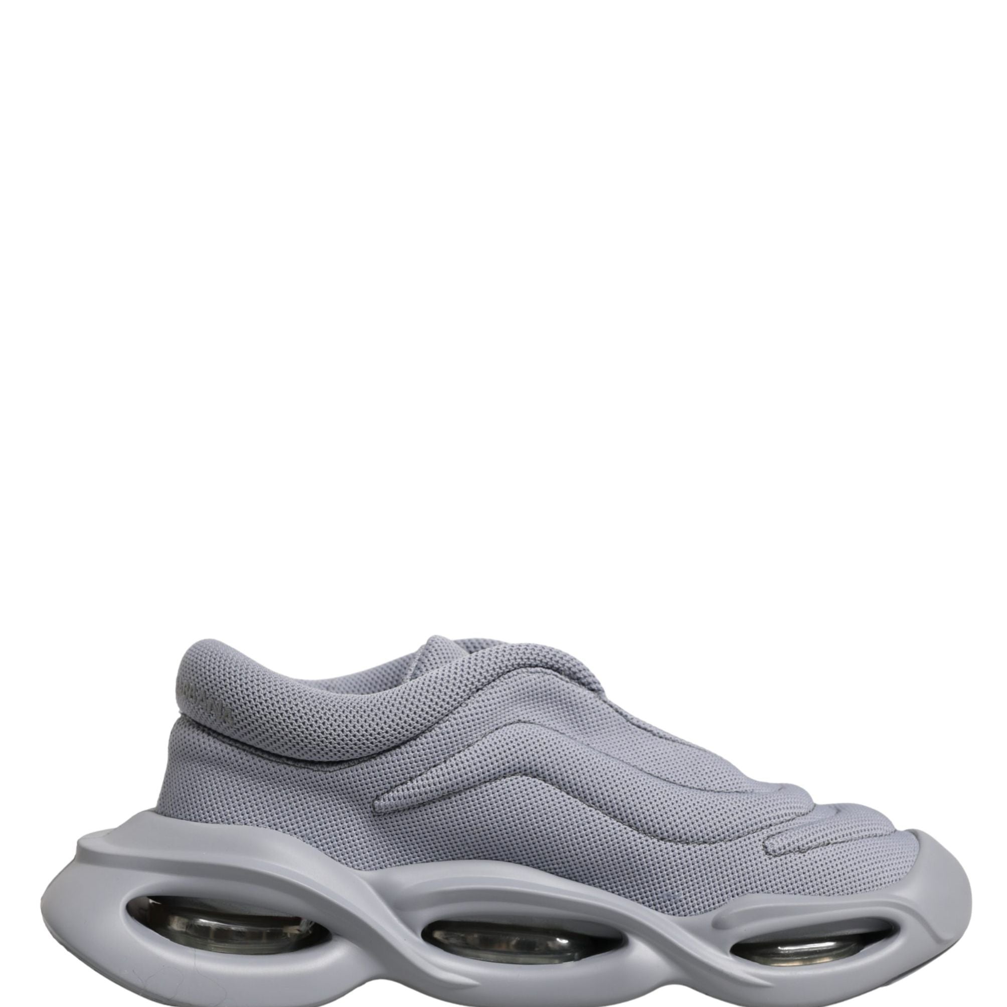 Dolce & Gabbana Gray Slip On Wave Low Top Sneakers