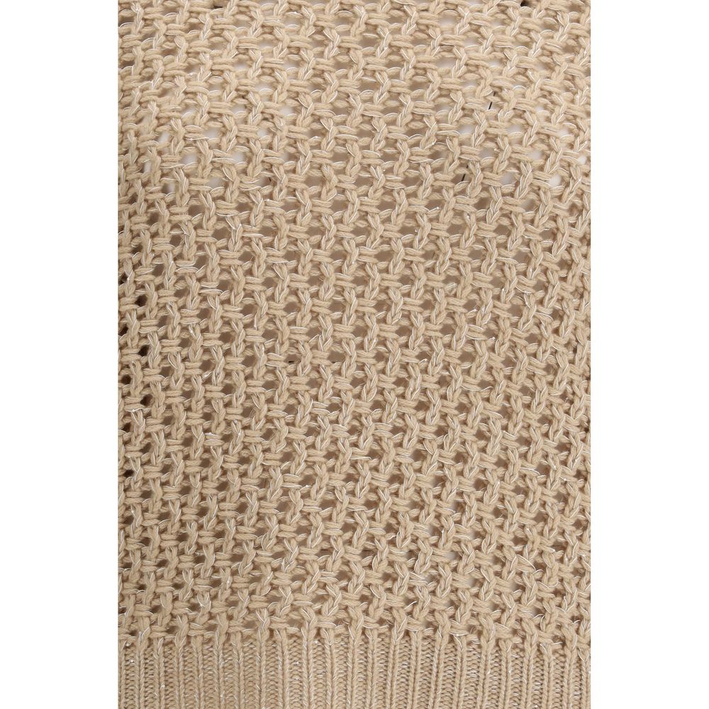 Fabiana Filippi Beige Wool Sweatshirt