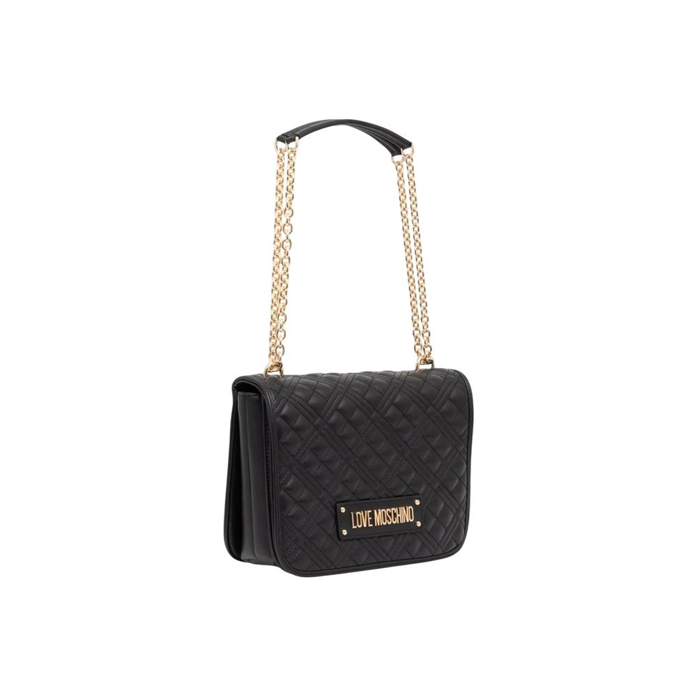 Love Moschino Bicolor Polyethylene Handbag