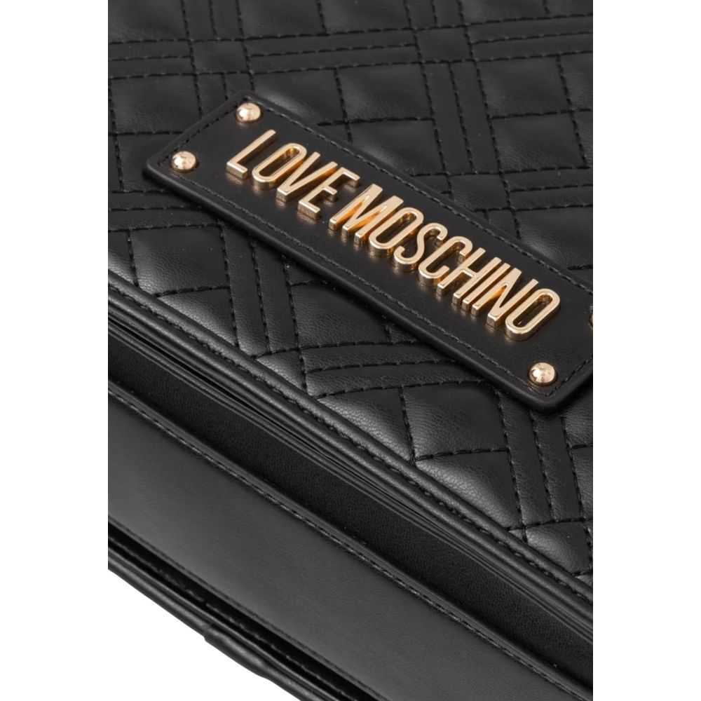 Love Moschino Bicolor Polyethylene Handbag