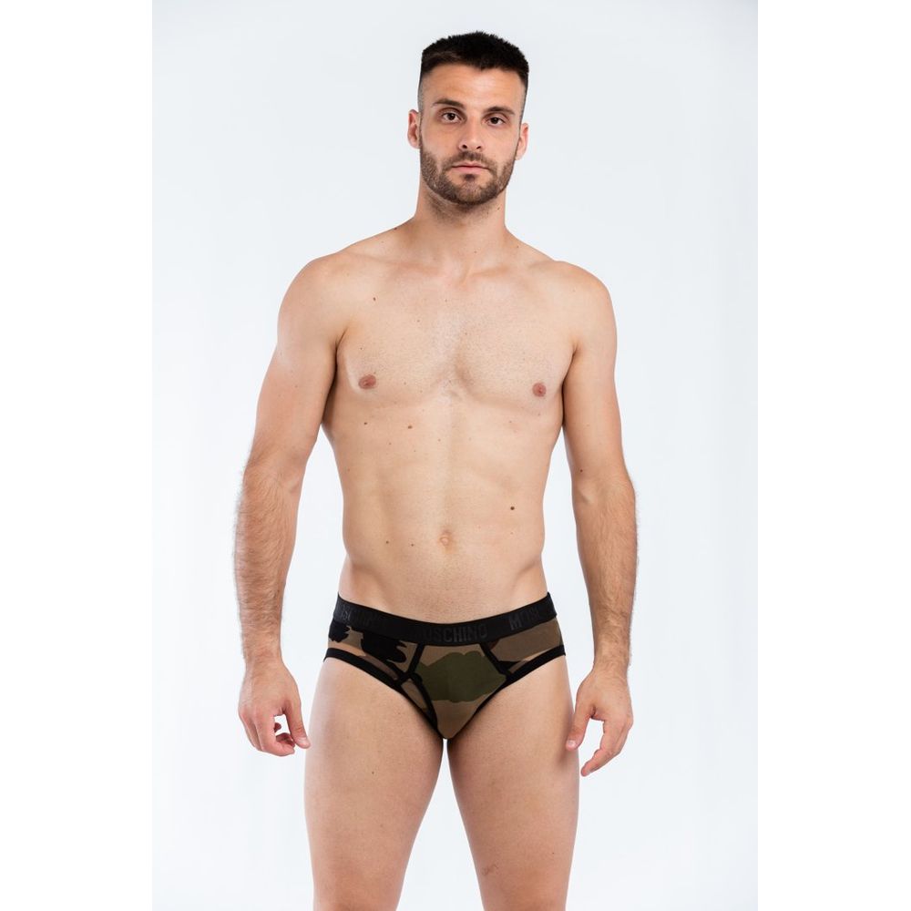 Moschino Green Polyamide Briefs