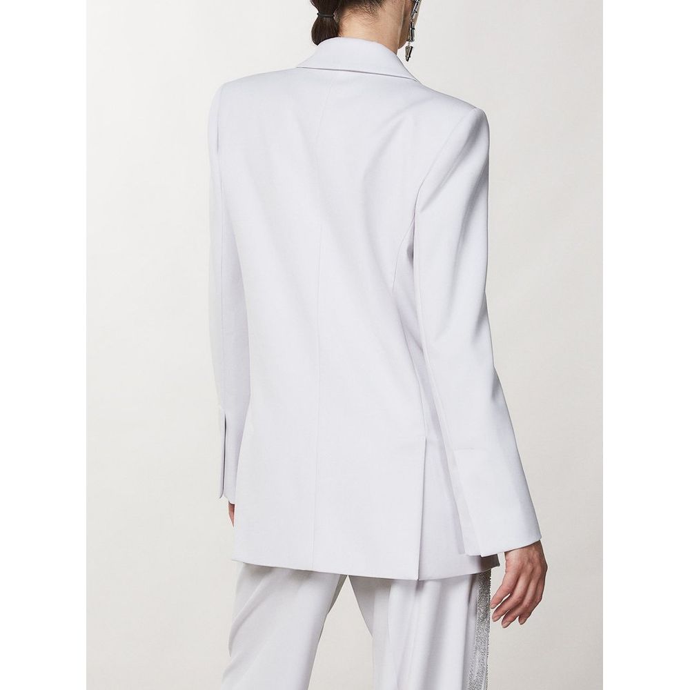Patrizia Pepe White Polyester Blazer