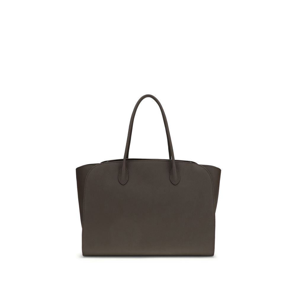 The Row Brown Calf Leather Bos Taurus Shoulder Bag